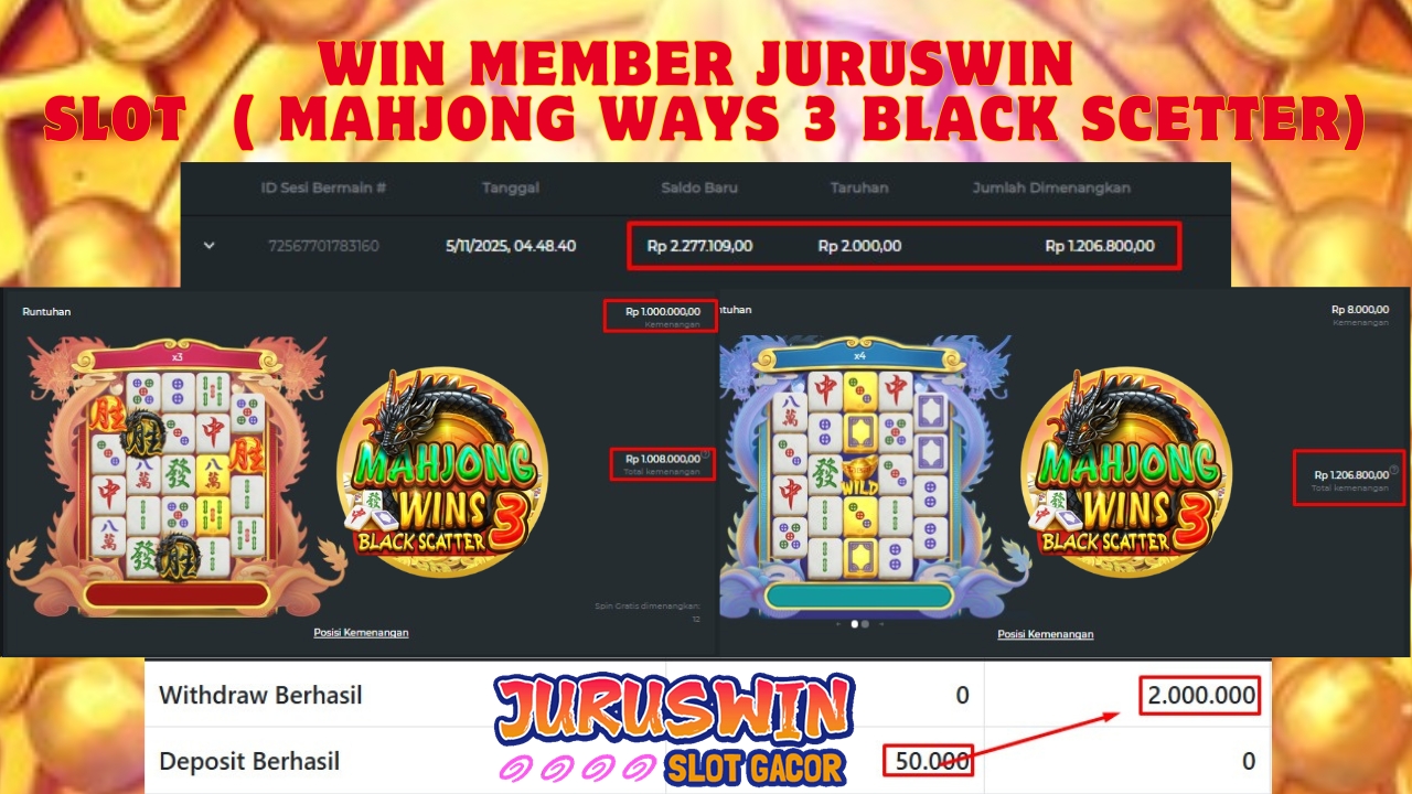 MAHJONG WINS 3 BLCK SCATTER